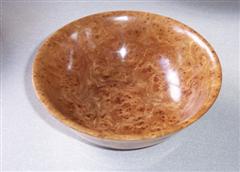 The winning piece. Burr Elm bowl